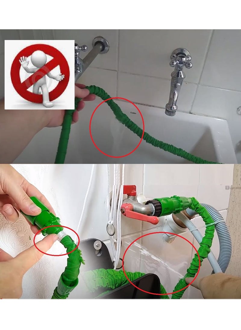 Shams - Garden hose 25 meters - the strongest water hose in Egypt, a hose supported by threads - Image 1