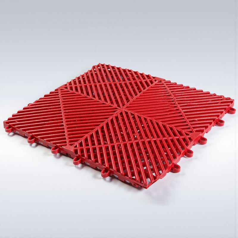 Interlocking Car Wash Grille 18mm PP 400x400mm Durable Non Slip Drainage Floor Mat - Image 4