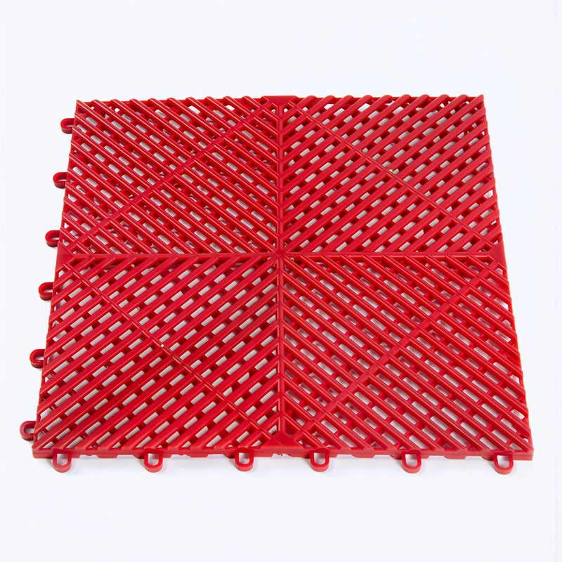 Interlocking Car Wash Grille 18mm PP 400x400mm Durable Non Slip Drainage Floor Mat - Image 5