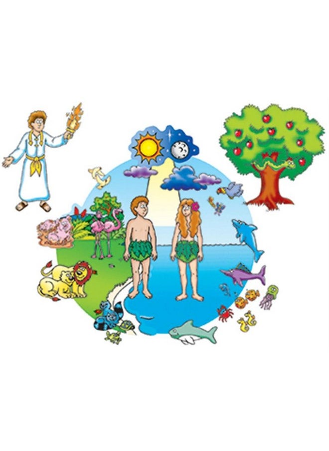 Little Folk Visuals Beginners Bible: Creation Precut Flannel/Felt Board Figures, 17 Pieces Set 