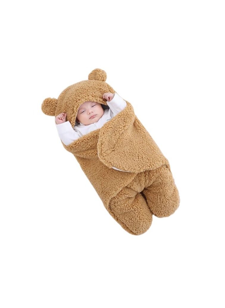 Baby Sleeping Bag Ultra Soft Fluffy Fleece Newborn Receiving Blanket Infant Boys Girls Clothes Nursery Wrap Swaddle  - Image 1