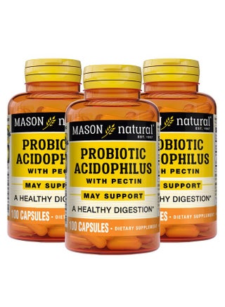 Probiotic Acidophilus With Pectin And Calcium Immune System Booster Improved Gut Health Supports Regularity And A Healthy Digestion 100 Capsules Pack Of 3 - pzsku/Z939E865DD98CF1D4DA9EZ/45/_/1695146212/49e5f869-f5fa-4fe6-967e-2c38b223d587