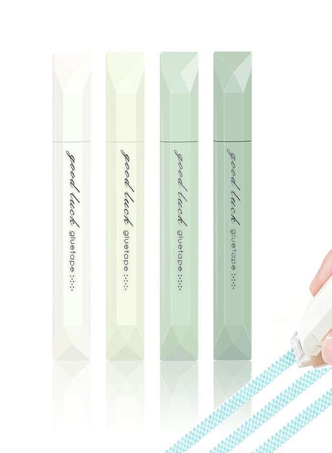 ANIS·KEAAR 4Pack Double Sided Tape Pens - Multipurpose Double Sided Tape Roller for Scrapbooking, Gift Wrapping, Photo Mounting, Card Making & Journaling, Office & Crafts
