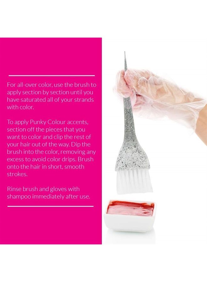 Punky Glitter Brush and Glove Kit, use for Highlighting, Bleaching and Tinting, 3 pack - Image 3