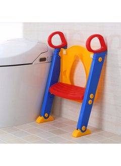 BLOOMING TIME Folding Toilet Trainer Ladder For Baby Suitable For Children Boys And Girls Toilet Seat Steps  - Image 5