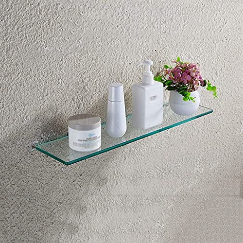 Creative Arts n Frames Set of 3 Multi Purpose Polished Glass Shelves, Wall Mount Shelf for Bathroom, Bedroom, Living Room, Office and Kitchen (12x6 inch) - Image 2