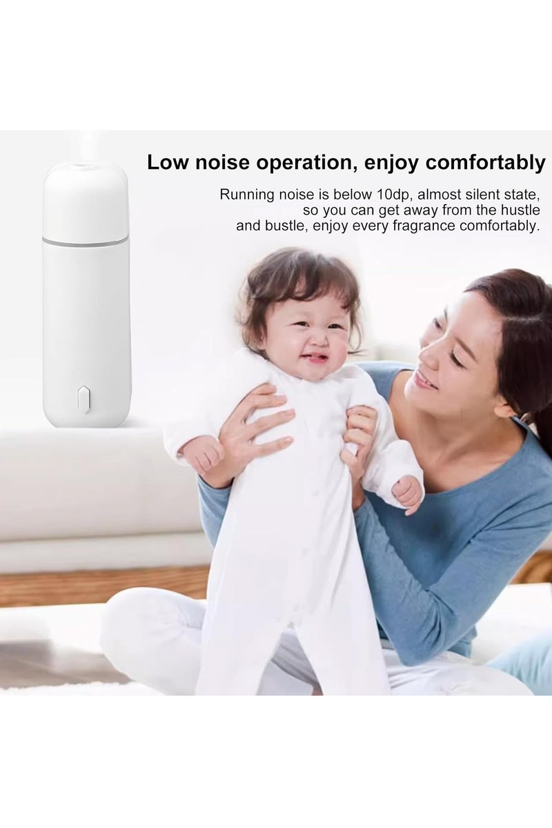 Essential Oil Diffuser Aromatherapy Essential Oil Diffuser Long Lasting Fragrance DIY Scent Effective Odor Elimination Diffuser for Home Hotel Office Bathroom (White) - Image 4