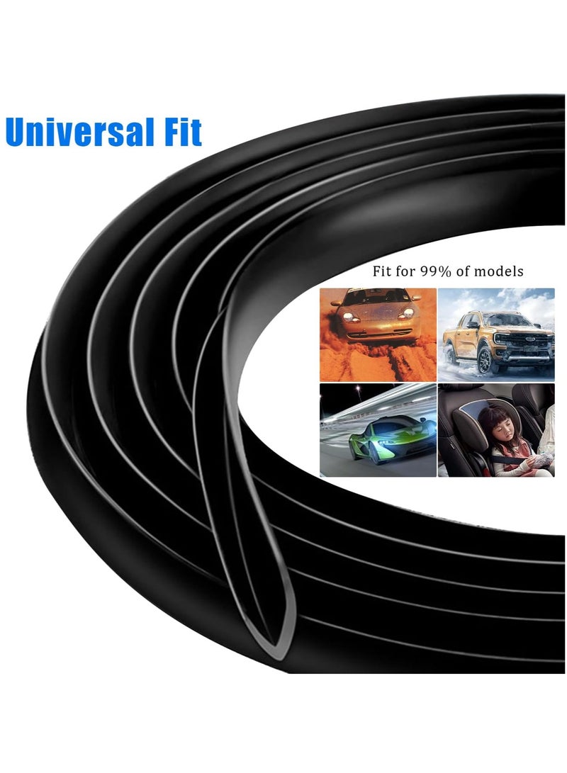 Generic 1Pack Car Door Rubber Seal Strip Car Window Rubber Seal Strip Weather Stripping Seal Strip for Car Universal Self Adhesive Auto Window Rubber Draft Seal Strip  - Image 5