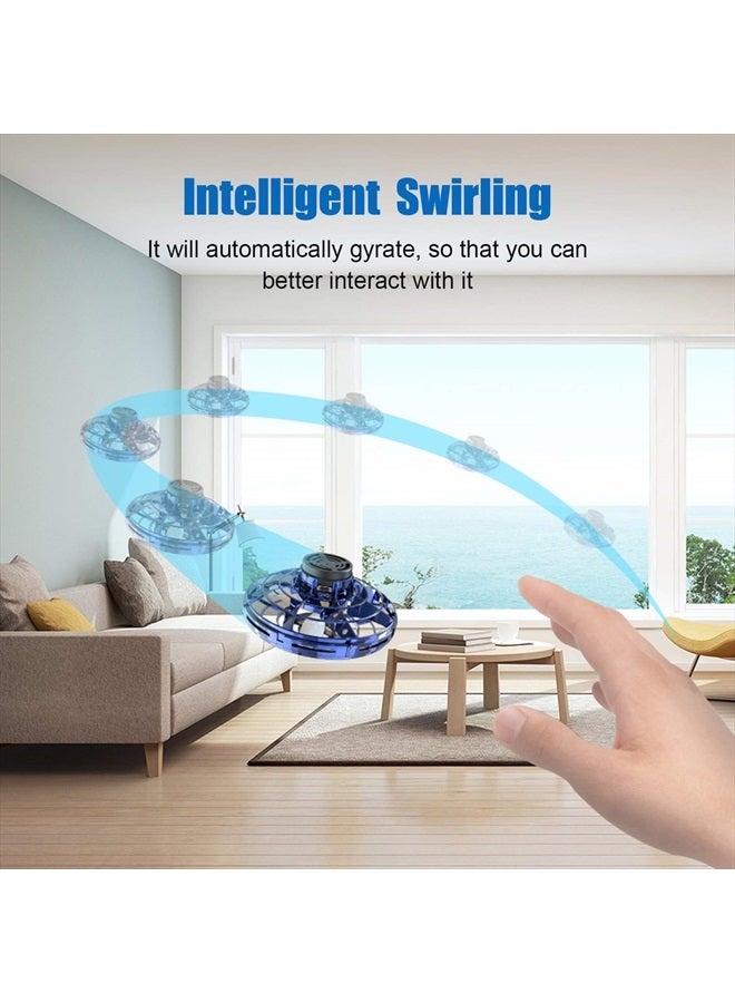 FLYNOVA ألعاب الأطفال المضيئة الرائعة، طائرات FLYNOVA الطائرة التي تعمل باليد، كرة طائرة صغيرة مع أضواء، طائرة هوبيرينغ فidget spinner، هدايا عيد الميلاد وعيد الميلاد للأولاد والبنات المراهقين 8 9 10 11+ للمتعة الداخلية والخارجية - Image 3