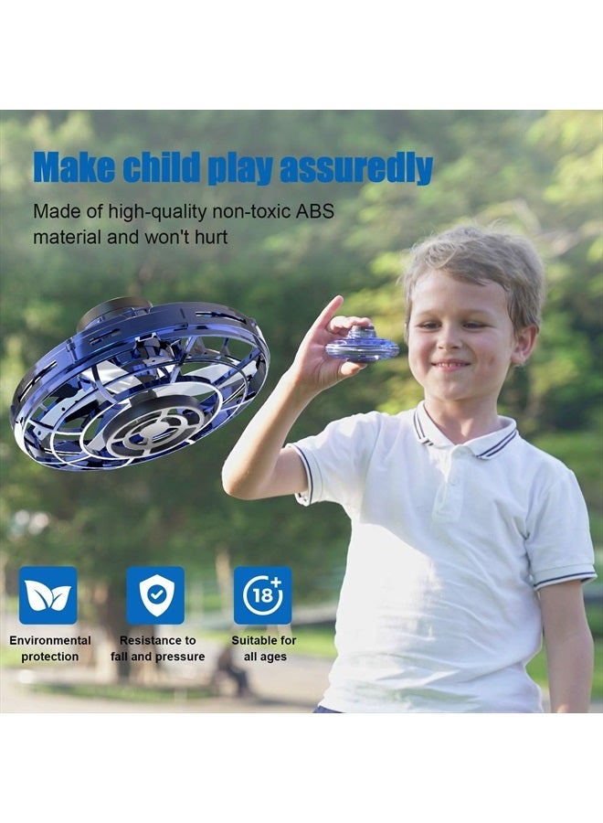 FLYNOVA ألعاب الأطفال المضيئة الرائعة، طائرات FLYNOVA الطائرة التي تعمل باليد، كرة طائرة صغيرة مع أضواء، طائرة هوبيرينغ فidget spinner، هدايا عيد الميلاد وعيد الميلاد للأولاد والبنات المراهقين 8 9 10 11+ للمتعة الداخلية والخارجية - Image 5