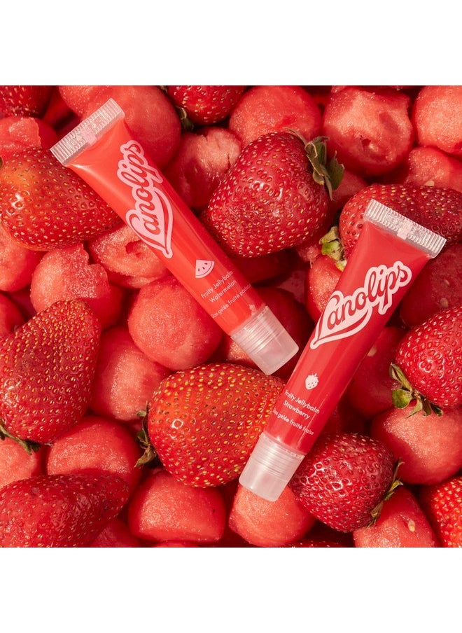 Lanolips - Fruity Jellybalm Strawberrytinted Lip Balm To Deepen Brighten & Enhancemoisturizing Lanolin Lip Balm & Lip Gloss For Everyday Lip Care (10G0.35Oz) - Image 1