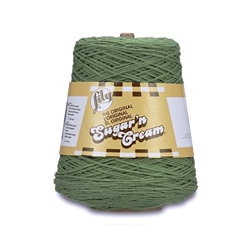 Lily Sugarn Cream Cotton Cone Yarn 14 oz Sage 1 Cone