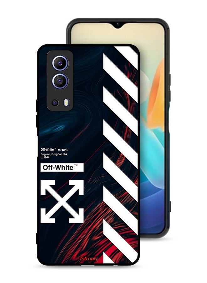Tolwak Vivo Y72 5G Protective Case Cover Off White Sticker - Image 1