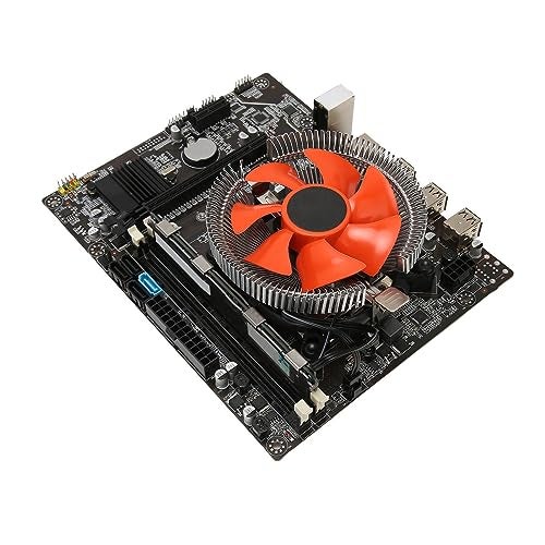 DAUERHAFT Motherboard CPU Combo , Indicator Light DDR3 PC Motherboard 12 Threads Gigabit Network Card X79 for Desktop PC - Image 1
