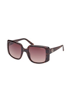 GUESS نظارة شمسية مربعة للنساء ذات حماية من الأشعة فوق البنفسجية - GU0009752F53 - مقاس العدسة: 53 ملم  - Image 1