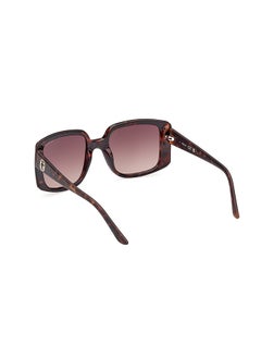 GUESS نظارة شمسية مربعة للنساء ذات حماية من الأشعة فوق البنفسجية - GU0009752F53 - مقاس العدسة: 53 ملم  - Image 3