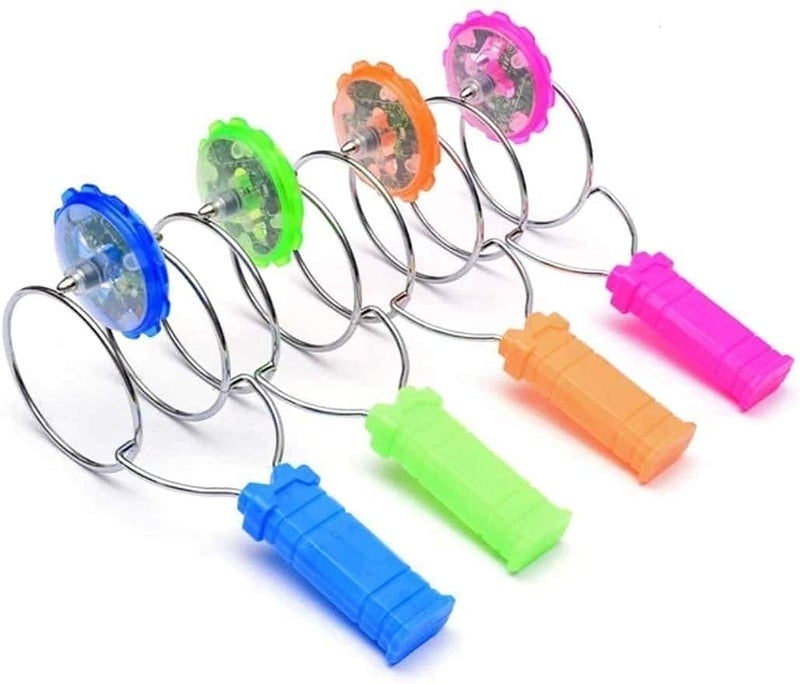 BELOXY Gyro YoYo Ball Toys for Kids Gifts, Magnetic Gyro Wheel Magic Spinning with LED Colorful Light Flashing Spining Top 8.5 Plastic Light-Up Fun Toys - Multi Colors(Multicolor) (A1) (Style 3) - Image 1