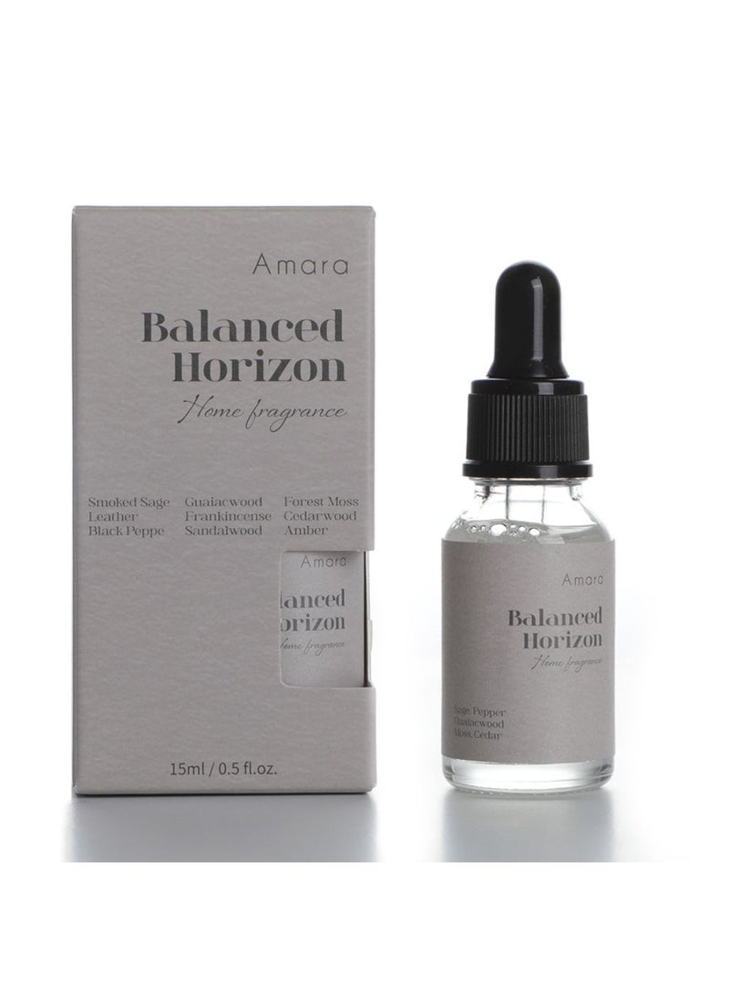 DANUBE HOME Amara Humble Balanced Horizon Fragrance Oil – Premium Aromatherapy Oil for Diffusers, Home & Office, Long-Lasting Scent to Promote Balance, Relaxation & Luxury Air Freshening 15ml D29XH65Mm - Image 1