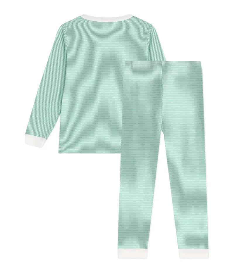 Petit Bateau Children's stripy cotton pyjamas