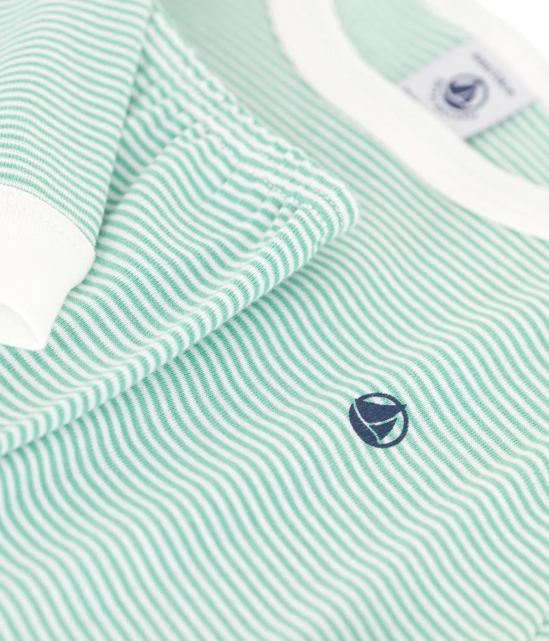 Petit Bateau Children's stripy cotton pyjamas