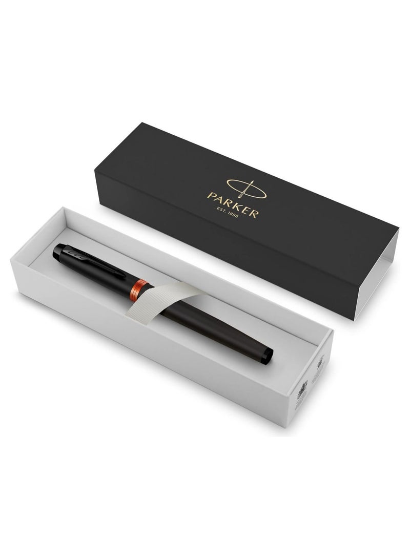 PARKER Parker IM Vibrant Rings Flame Rollerball Pen Orange F | 10360  - Image 3