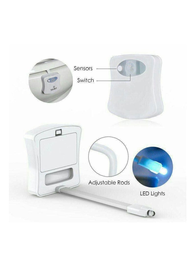 Toilet sensor, safety for children, when the light goes out, it lights up the toilet - Image 2