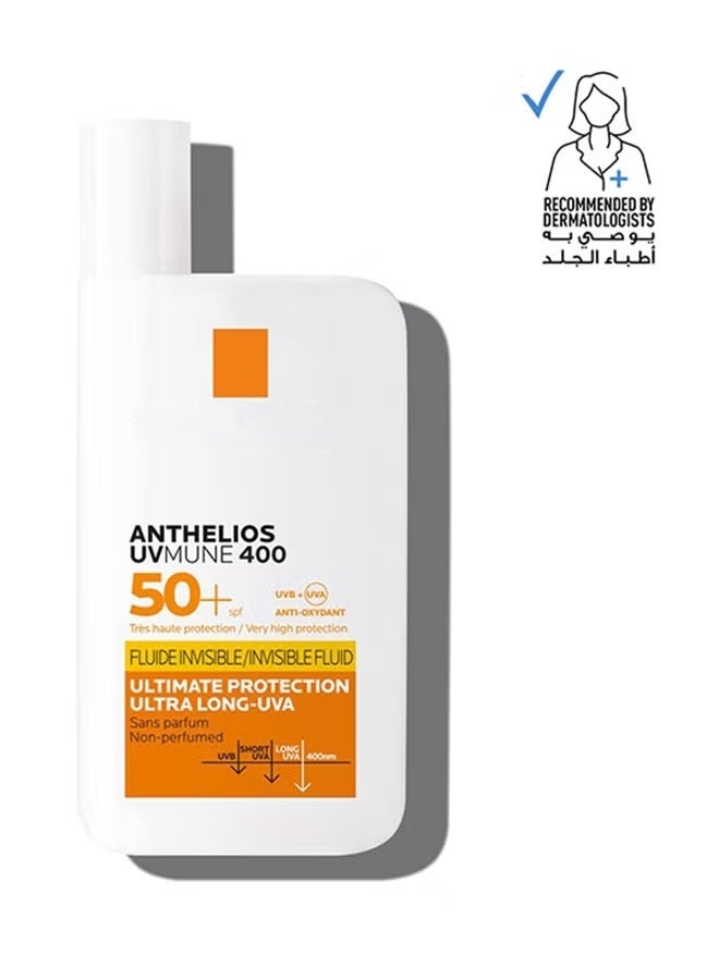 واقي شمس سائل غير مرئي من UVMune 400 SPF50+، 50 مل - Image 1