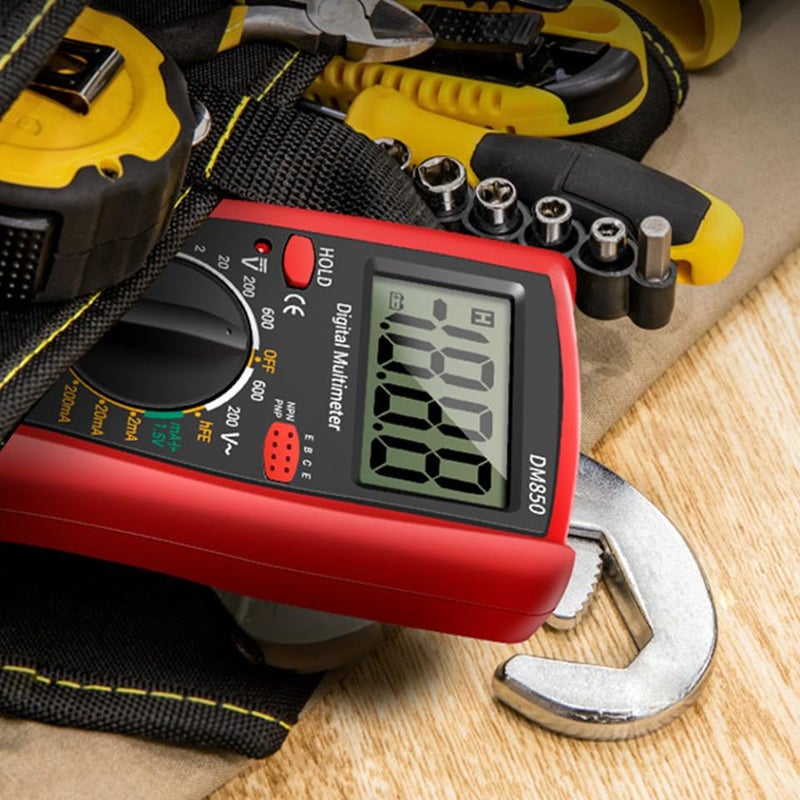 Digital Multimeter Auto Ranging Voltage Tester Compact Lightweight Portable Handheld Design - Image 5