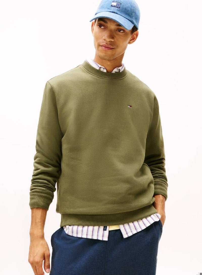 تومي جينز سويتشيرت ناعم ممشط - Image 1