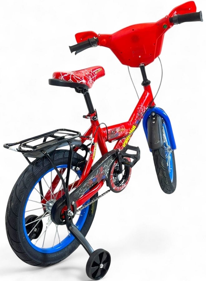 Flash Kids Bike for Boys with Sounds and Lights, Red, Size 16, Ages 5 to 8 - Official Agent in Egypt for GTG TOYS - Image 2