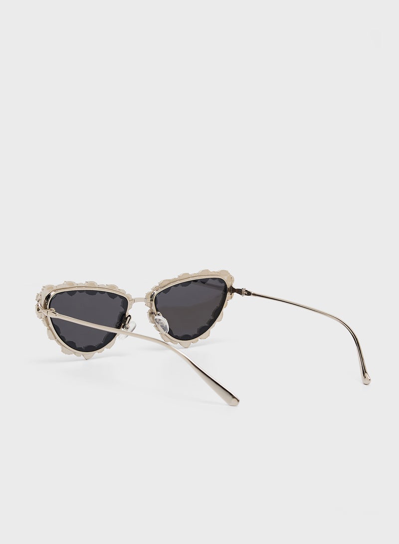 ELLA Diamante Cat Eye Sunglasses - Image 2