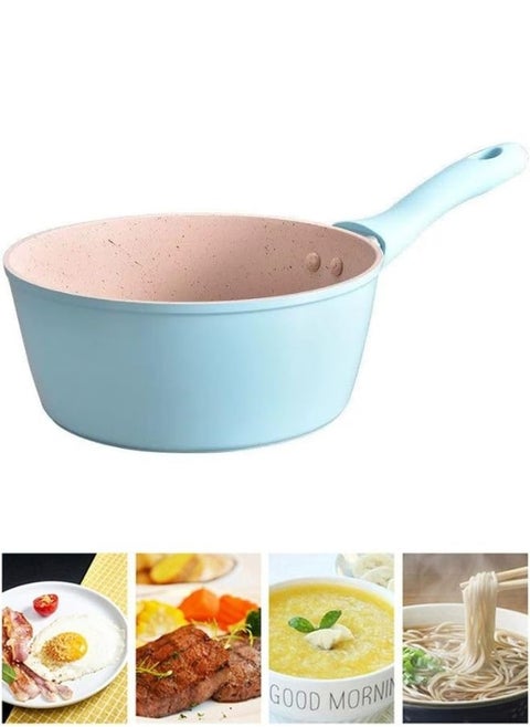 Granite Ceramic Pot with Handle, Non-Stick, 16 cm