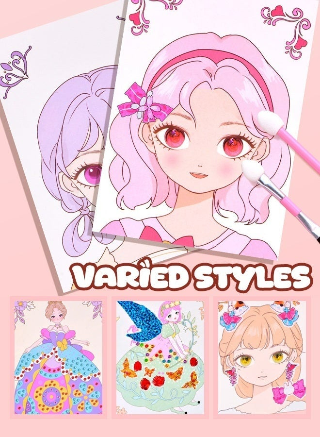 Kids Makeup Kit Toy Washable Children Cosmetic Set Safe For Girls Toddler Pretend Play Birthday Party Favors Princess Dress Up Makeup Gift Non Toxic - Image 2