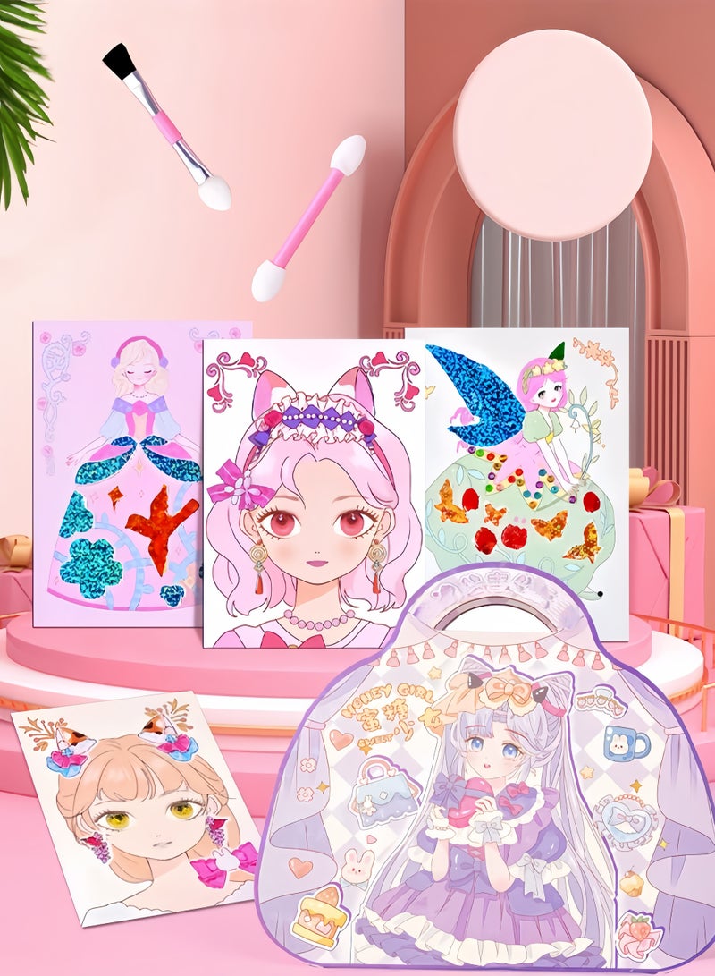 Kids Makeup Kit Toy Washable Children Cosmetic Set Safe For Girls Toddler Pretend Play Birthday Party Favors Princess Dress Up Makeup Gift Non Toxic - Image 1