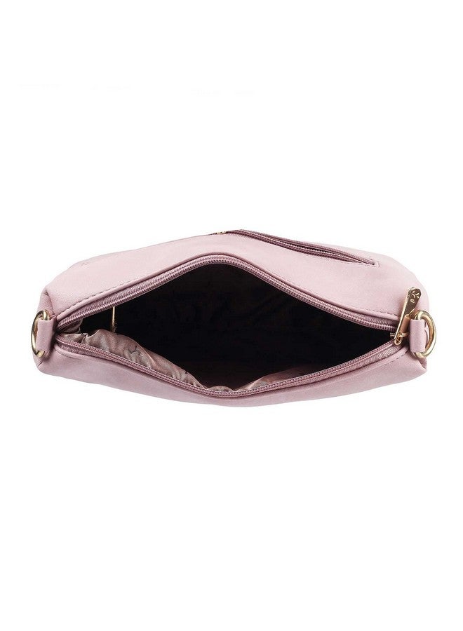 Mochi Women Pink Zip Top Sling Bag (66-7549) - Image 2