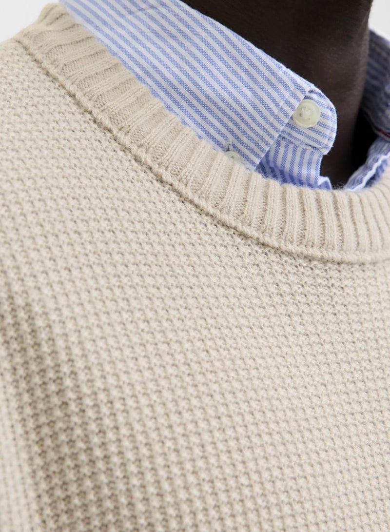 JACK & JONES Jjroy Knit Crew Neck Aw25 - Image 5