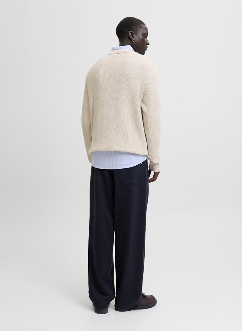 JACK & JONES Jjroy Knit Crew Neck Aw25 - Image 4