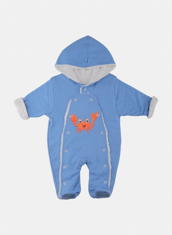 El Sayaad Baby Boy Inner Fur Winter Bodysuit