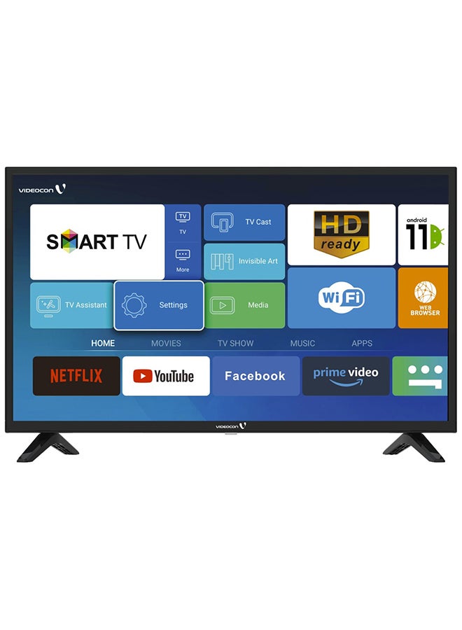 VIDEOCON 40-inch HD Ready Smart Tv with Android 11 VG40SMTV Black - Image 1
