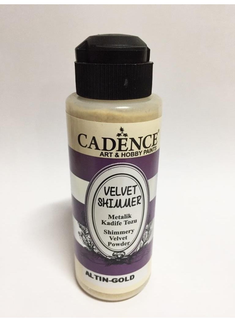 Cadence - Velvet Metallic Velvet Powder 120ML Gold - Image 1