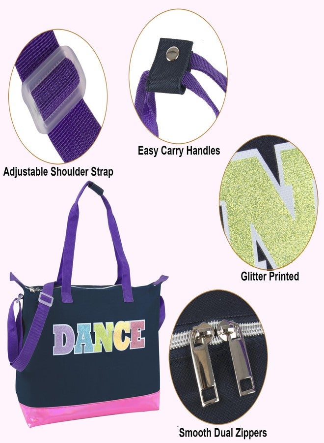 MADISON & DAKOTA Over the Shoulder Garment Dance Bags for Girls, Teen Dancers, Costumes | Glitter Dance Workout Bag - Image 2