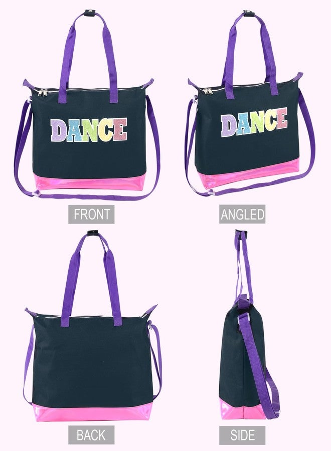 MADISON & DAKOTA Over the Shoulder Garment Dance Bags for Girls, Teen Dancers, Costumes | Glitter Dance Workout Bag - Image 4
