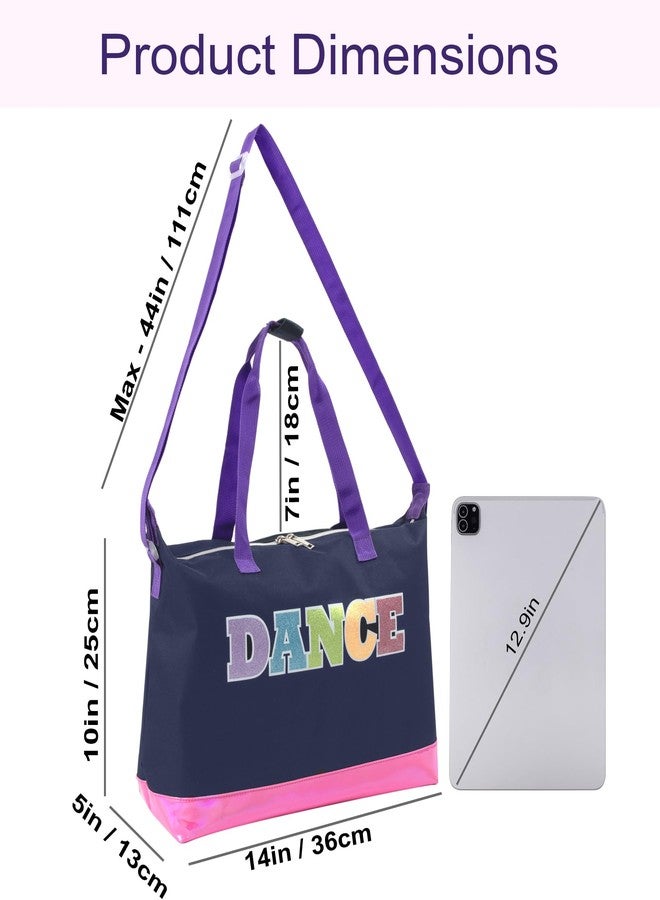 MADISON & DAKOTA Over the Shoulder Garment Dance Bags for Girls, Teen Dancers, Costumes | Glitter Dance Workout Bag - Image 5