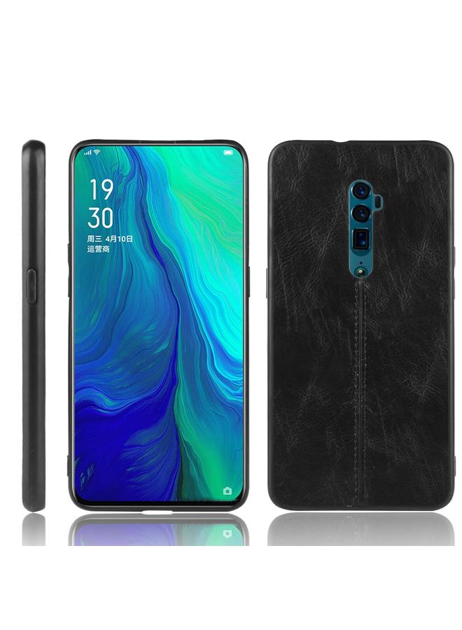 erorex Case For Oppo Reno 10x zoom Shockproof Sewing Cow Pattern Skin PC + PU + TPU Case - Image 1