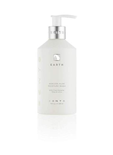 Zents Hand & Body Wash (Earth Fragrance) | Hydrating Anti-Aging Cleanser with Organic Shea Butter & Aloe for Dry Skin | Gentle & Nourishing | 10 fl oz
