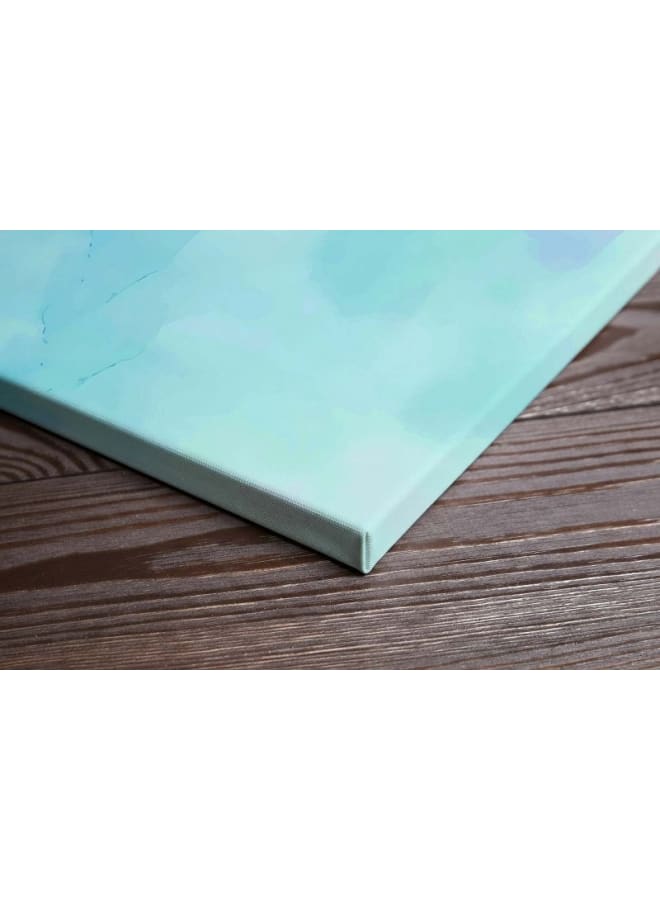 هوم جاليري سورة تبارك بالخط العربي الإسلامي مطبوعه على قماش الكانفس مقاس - Image 2