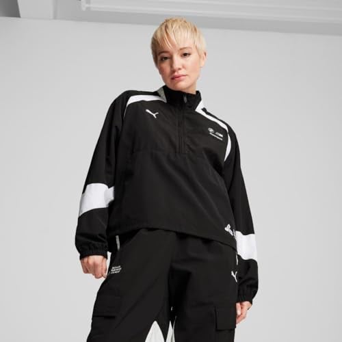 PUMA Women's BMW M MOTORSPORT WOVEN ANORAK JACKET, PUMA Black AH24, Medium - Image 2