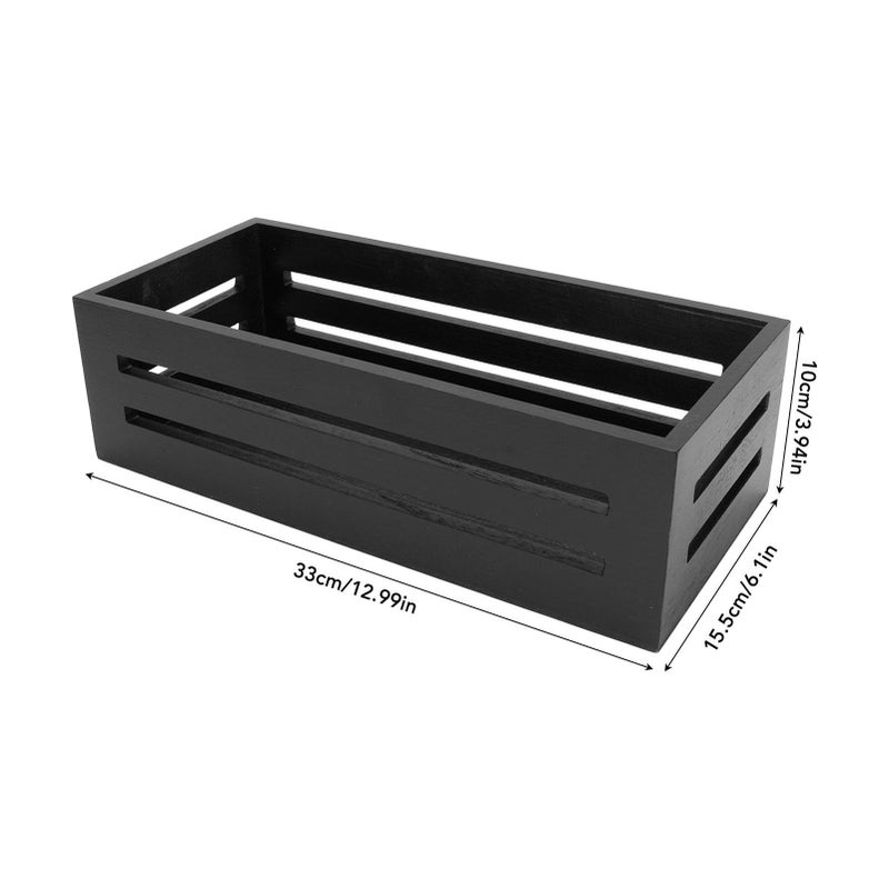 Wooden Wall Mounted Bathroom Organizer For Toilet Paper Storage Lightweight Space Saving - Image 5