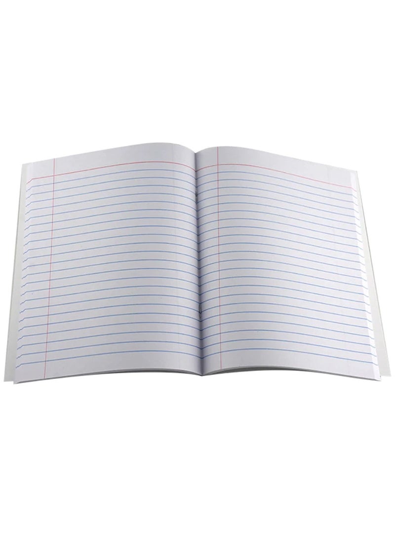 Deli دفتر ملاحظات مكون من 6 قطع بسطر واحد مع هامش أيسر، 160 صفحة - Image 3