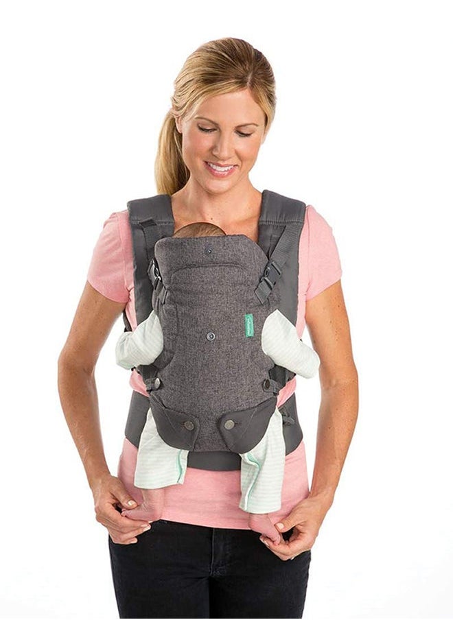 Arababy Advanced 4-In-1 Convertible Baby Carrier - Grey  - Image 5